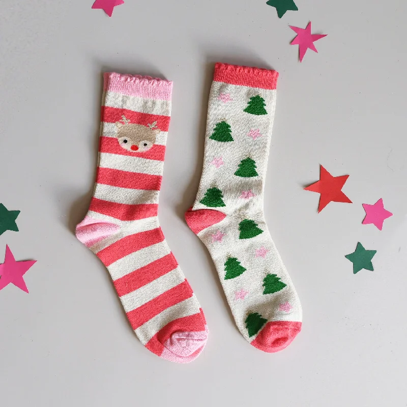 - Deodorizing cat litter tofu litterJolly Christmas 2 Pack Socks