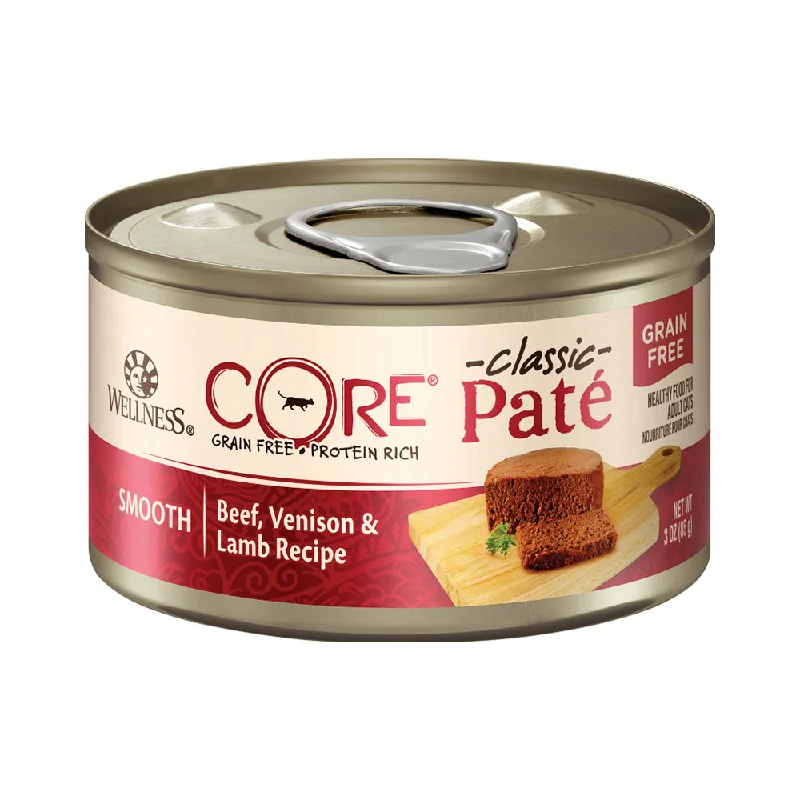 - Cat food nutritional analysis - Food for picky dogsCORE Pate Beef ,Venison & Lamb Recipe Grain-Free Canned Cat Food - Cat food nutritional analysis - Food for picky dogsCORE Pate Beef ,Venison & Lamb Recipe Grain-Free Canned Cat Food