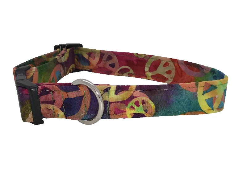 - Organic cotton dog bibsPeace Sign Cat Collar