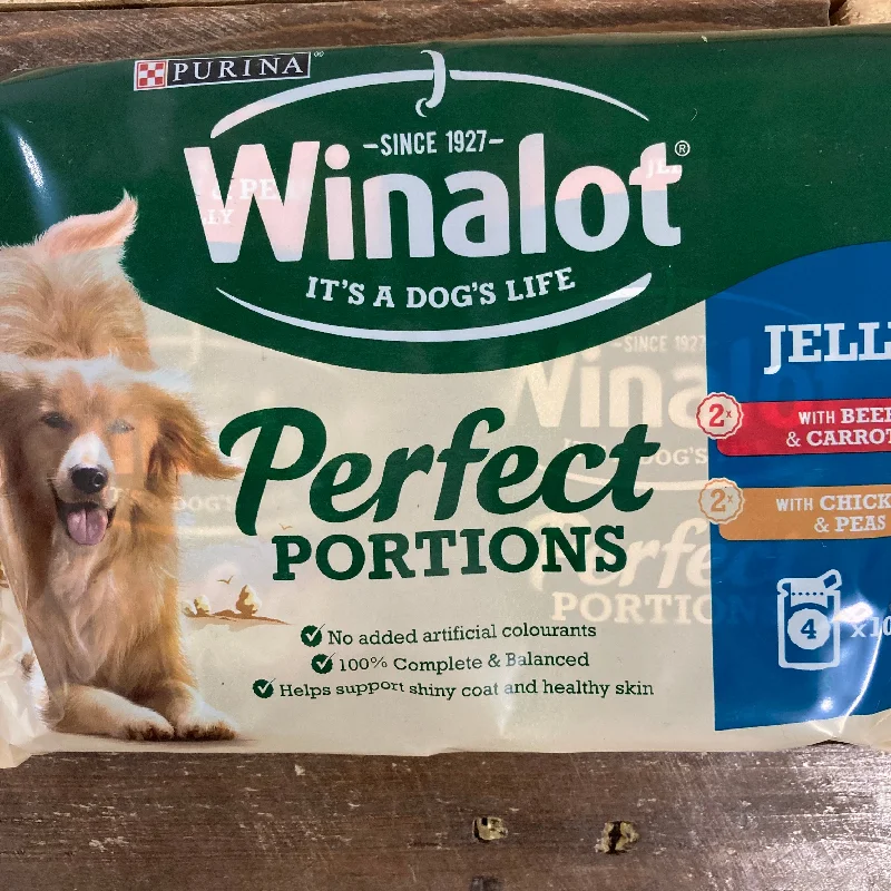 - Air box TSA certified check-in12x Winalot Perfect Portions Dog Food in Jelly (3 Packs of 4 Pouches)