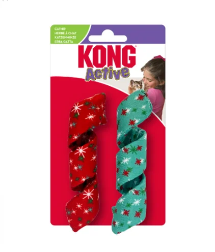 - Climbing pet constant temperature heating padKong Holiday Active Curlz Cat Toy