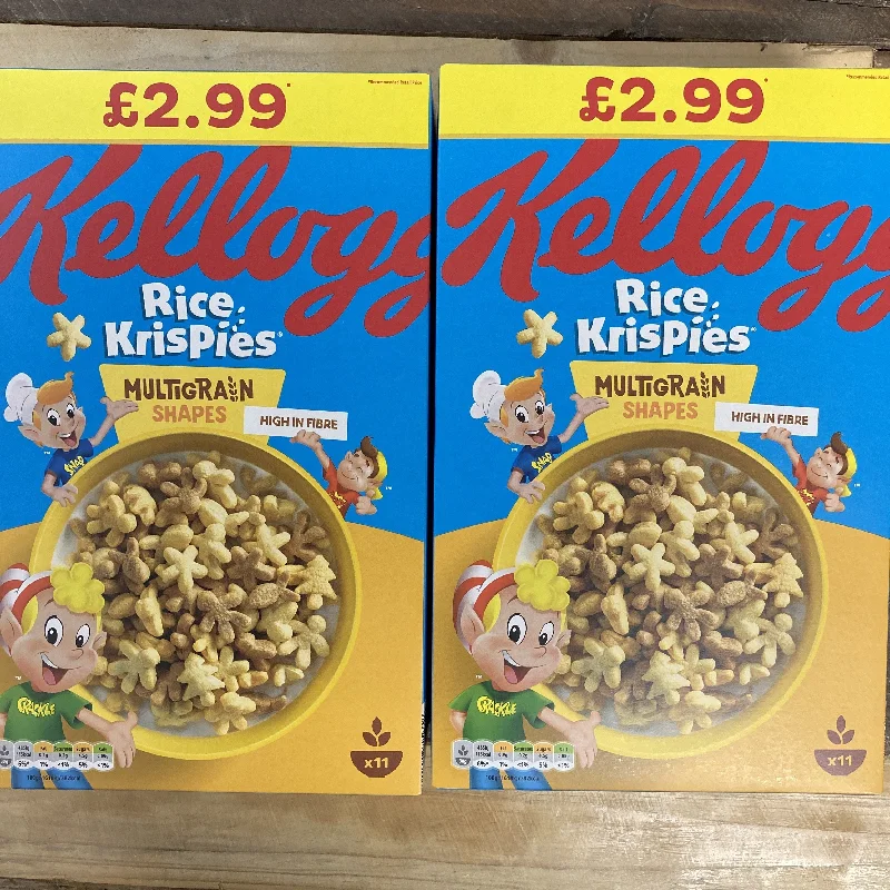 - Pregnant cat delivery room warming box2x Kellogg's Rice Krispies Multi-Grain Shapes (2x350g)