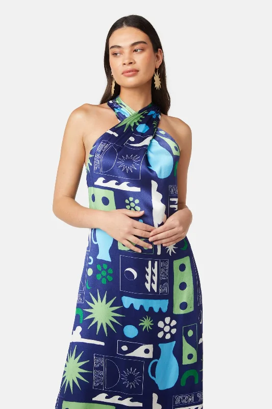 - Cat stress soothing sprayEl Verano Halter Slip Dress