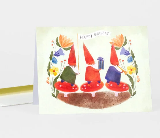  -Explosion-proof leash FOR LARGE dogsHappy Birthday Gnomes Card