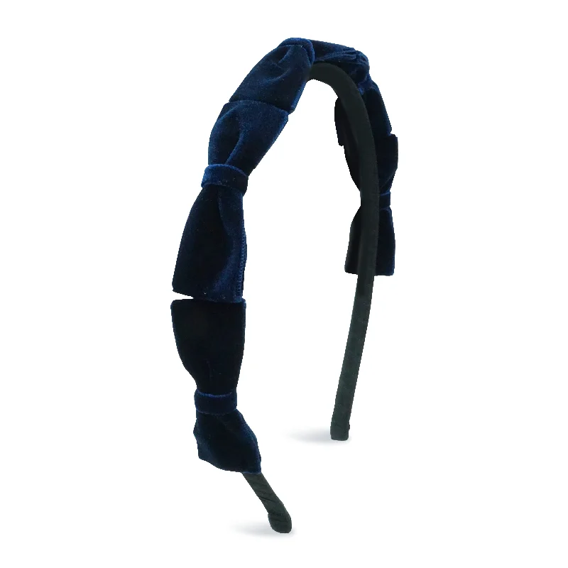 - Remote interactive pet feederMilk x Soda Headband | Velvet Ribbon Navy