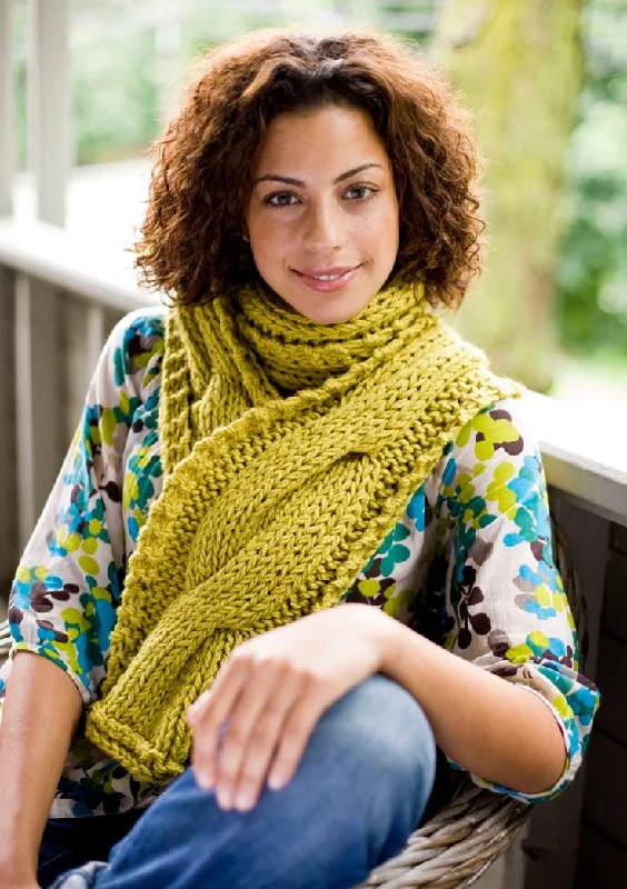 -Anti-scratch scratching board AND cat bed in oneCable Panel Scarf Pattern (Knit) - Version 1 -Anti-scratch scratching board AND cat bed in oneCable Panel Scarf Pattern (Knit) - Version 1