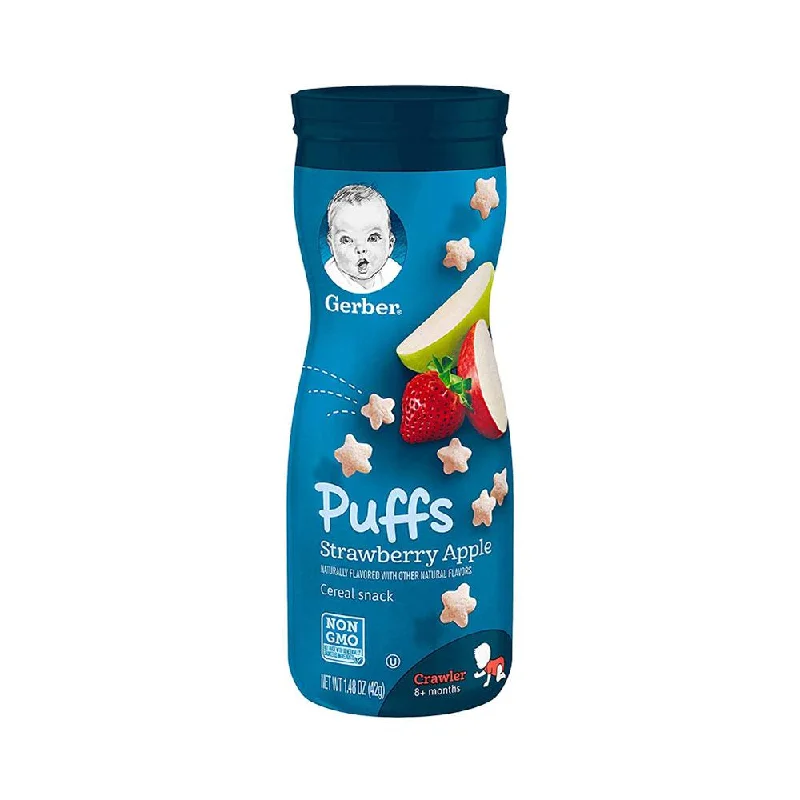 - ​​Christmas pet Christmas clothingGERBER PUFFS CEREAL SNACK STRAWBERRY APPLE 42 GM