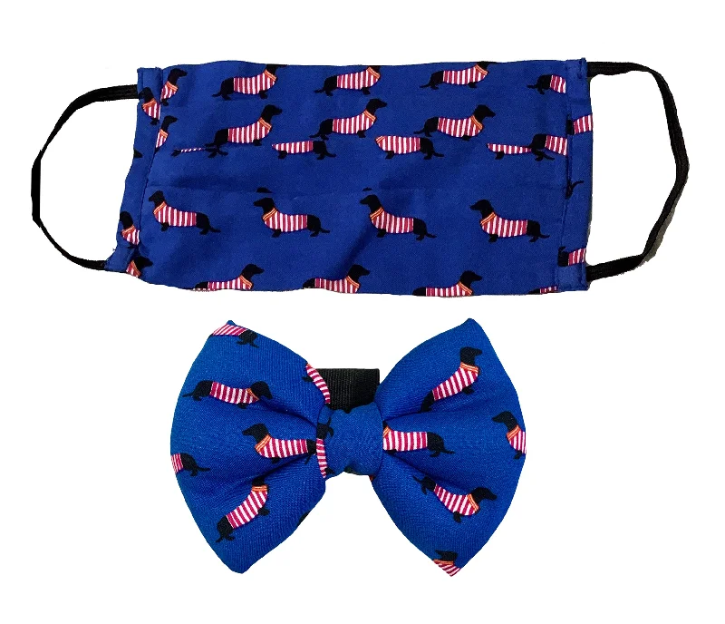 - Postoperative pet anti-licking Elizabethan collarHuman & Pet Twinning Set: Woof Parade Mask and Dog Bow Tie