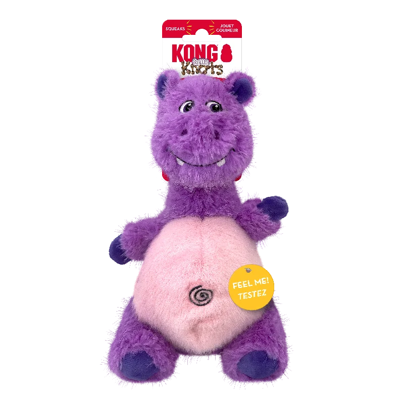 ---KONG Knots Belly Hippo Dog Toy