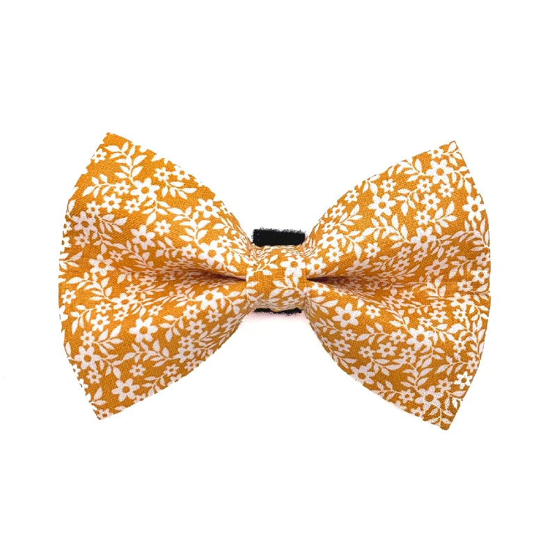 - Automatic induction pet water dispenserMustard Yellow Floral Dog Bow Tie