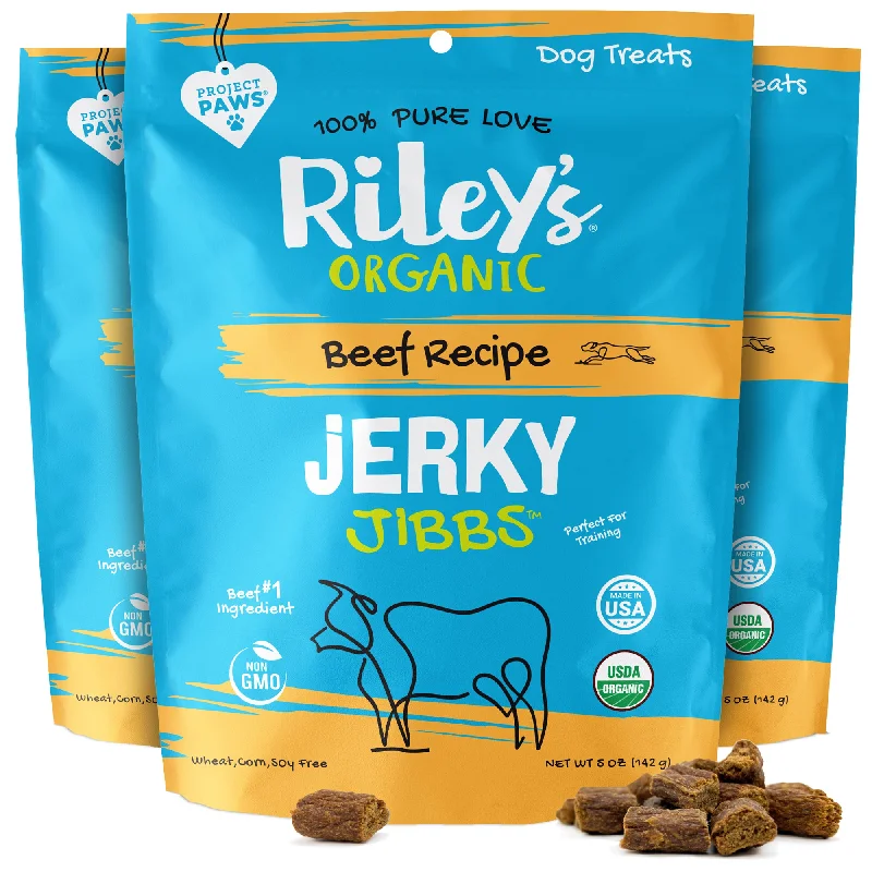  -Splash-proof food bowl AND Anti-choking slow food bowlOrganic Beef Jerky Jibbs 3-Pack