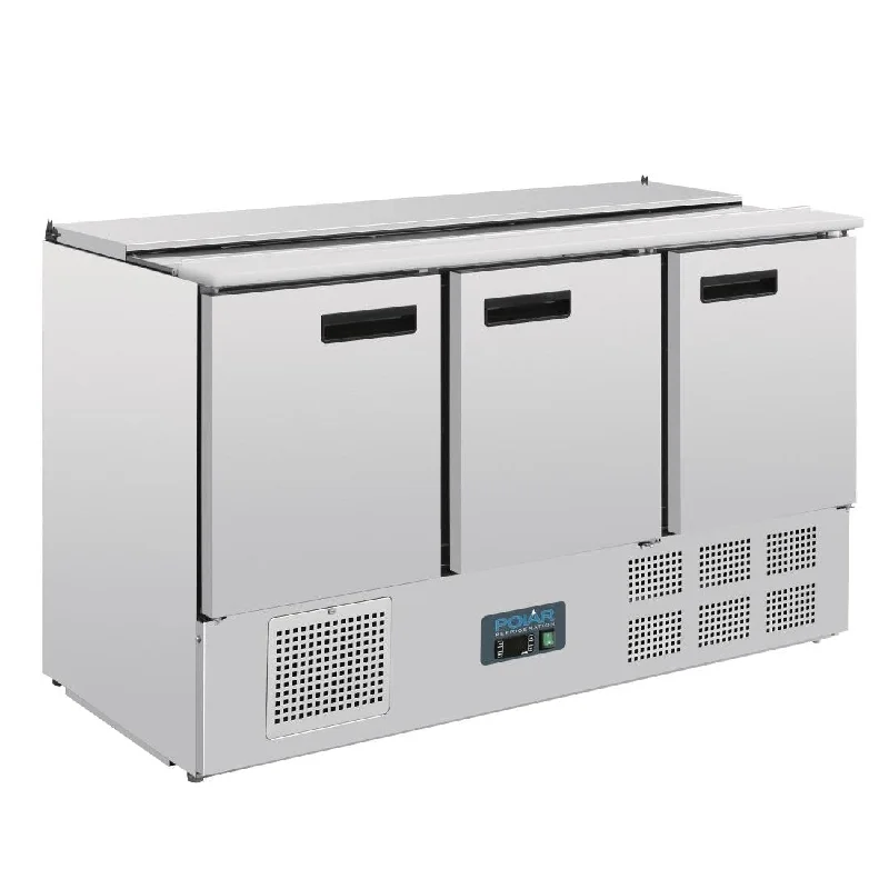 - Automatic temperature adjustment cat bedPolar G-Series Saladette Counter Fridge 368Ltr