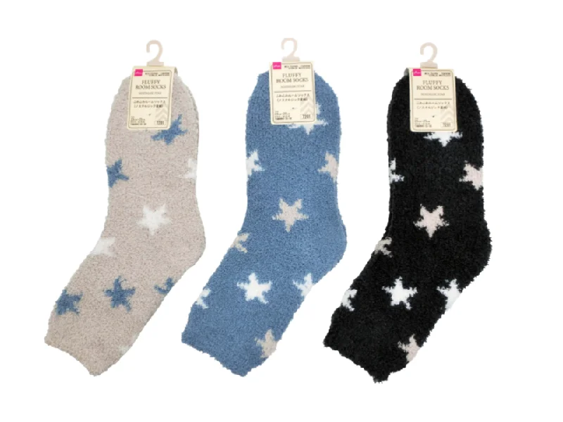 - Degradable pet feces bagFluffy Room Socks Ladies Nostalgic Star