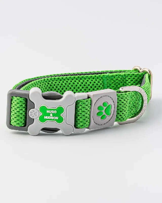  -Explosion-proof leash FOR LARGE dogsMesh Dog Collar - Green