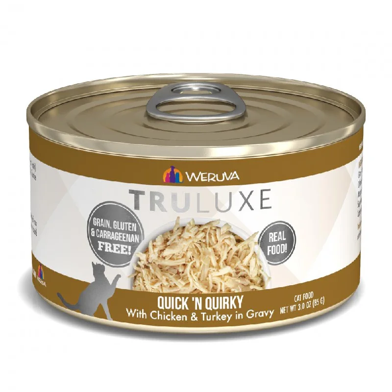 - Automatic induction pet water dispenserWeruva TRULUXE Quick N Quirky with Chicken and Turkey in Gravy Canned Cat Food - Automatic induction pet water dispenserWeruva TRULUXE Quick N Quirky with Chicken and Turkey in Gravy Canned Cat Food