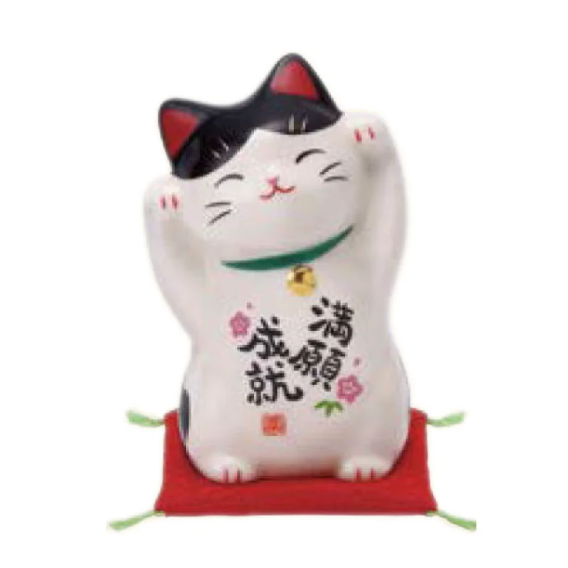 - Organic cotton dog bibsS Wish Comes True Beckoning Cat With Zabuton Cushion Ceramic Ornament - Organic cotton dog bibsS Wish Comes True Beckoning Cat With Zabuton Cushion Ceramic Ornament