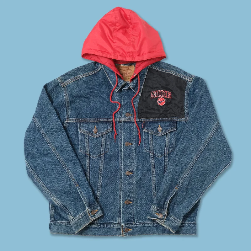 - Parrot climbing and standing wooden frameNike x Levis Denim Jacket Large