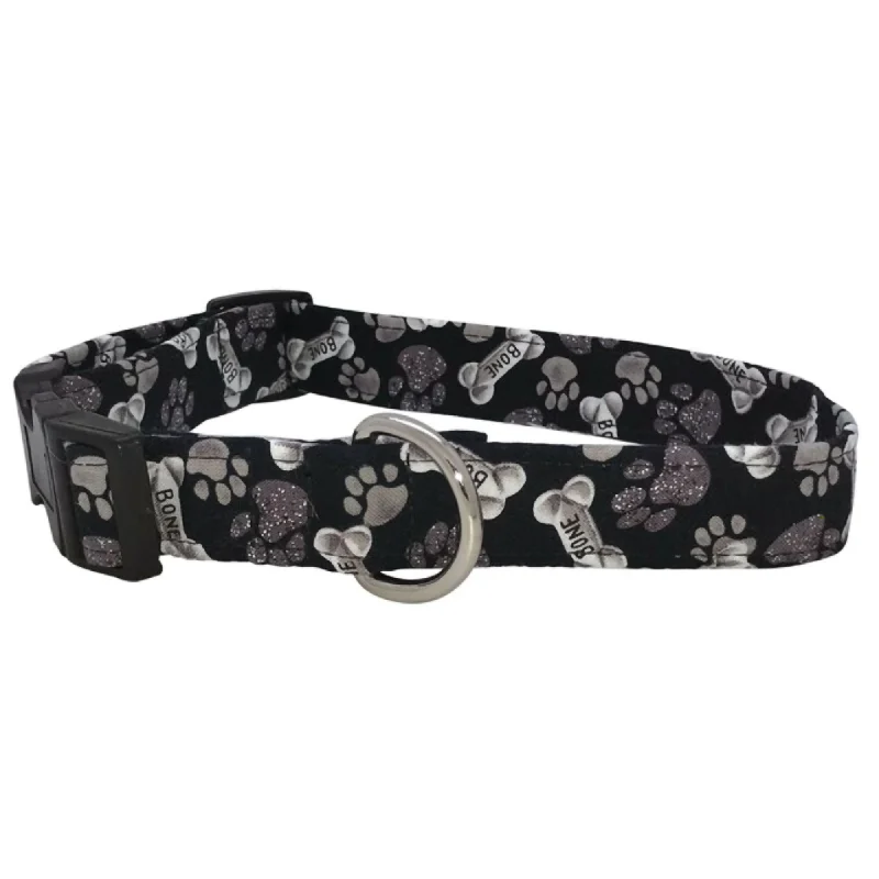 - Dog heart rate monitoring collarBones & Paws Silver Dog Collar