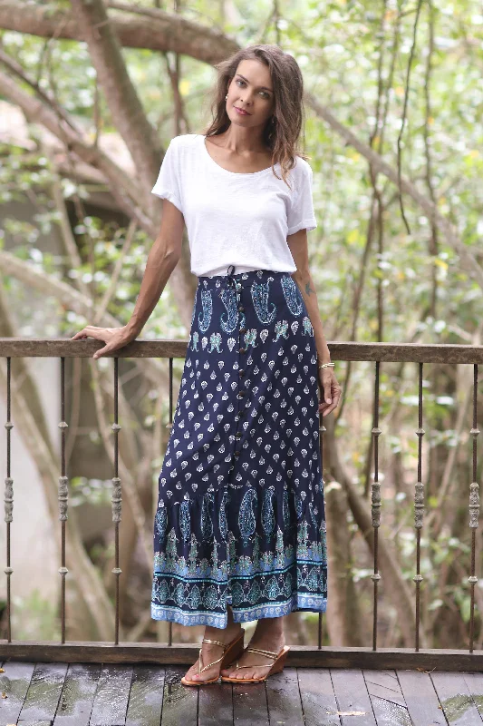 - Cat hair ball removal and hair removal creamNavy Paisleys Paisley Motif Printed Rayon Skirt from Thailand - Cat hair ball removal and hair removal creamNavy Paisleys Paisley Motif Printed Rayon Skirt from Thailand
