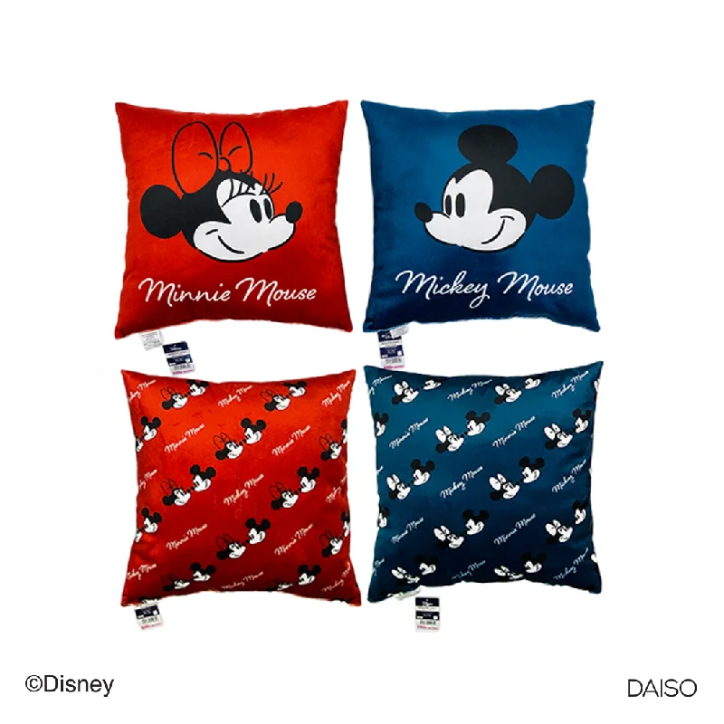 ---Square Cushion Mickey and Minnie