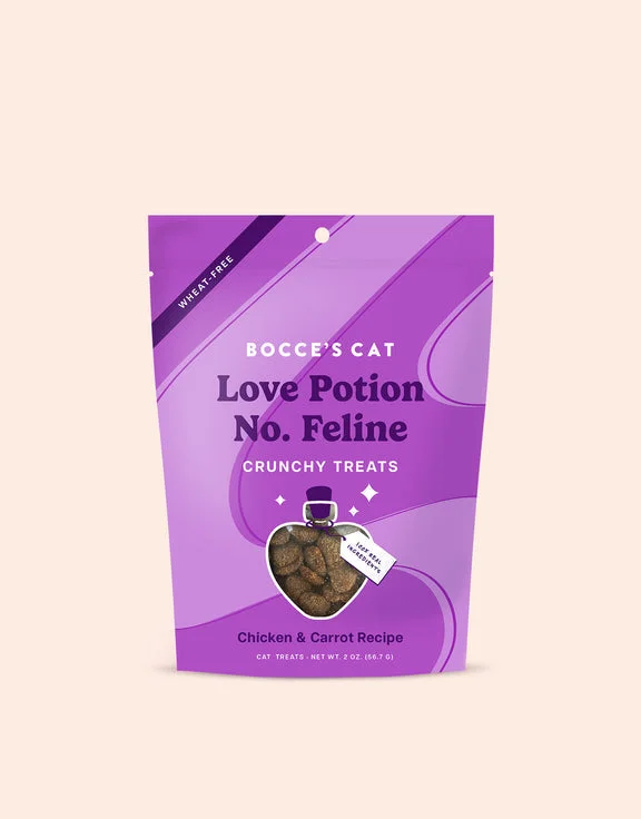 - Cat nail clippers with LED lightsBocce's Bakery Love Potion No. Feline Crunchy Cat Treats