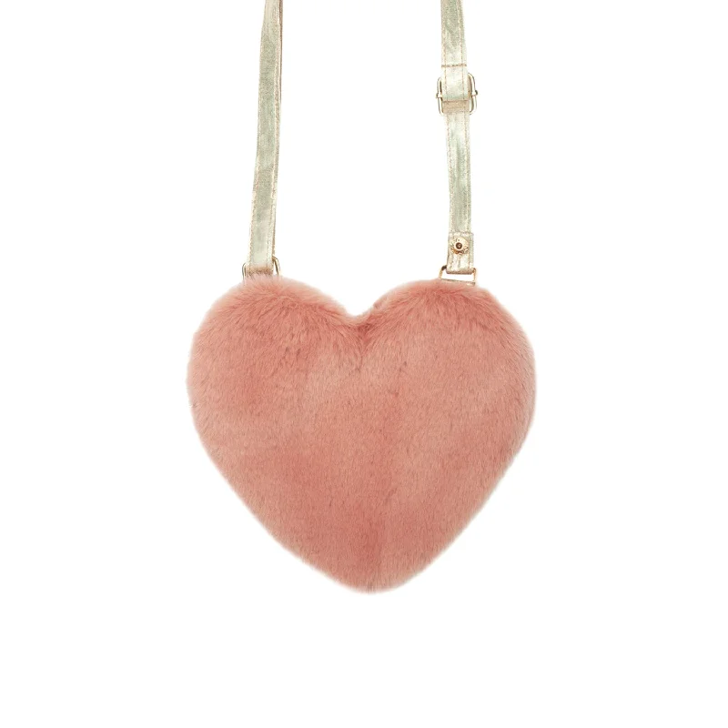 - Organic cotton dog bibsFluffy Heart Bag