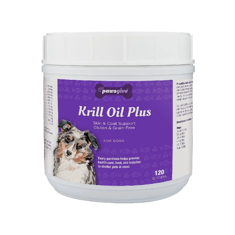 - Climbing pet constant temperature heating padPawsGive Krill Oil Plus Omega 3-6-9 Skin and Coat Chews for Dogs, 120 Soft Chews