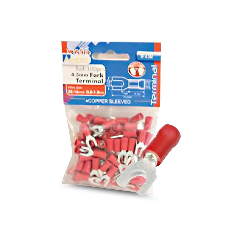 - Rabbit grass rack to prevent waste food boxAerpro TF43R 4.3mm Fork Terminals (Red) - Rabbit grass rack to prevent waste food boxAerpro TF43R 4.3mm Fork Terminals (Red)