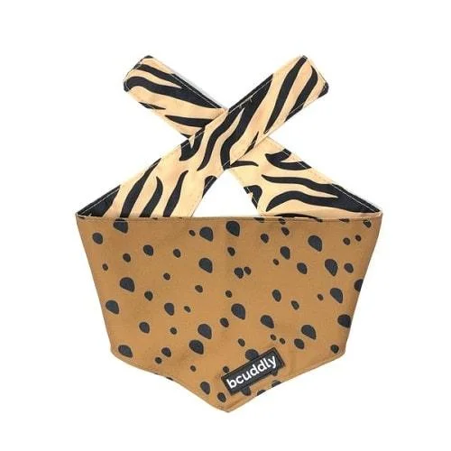 - Winter warm clothes for short-haired dogsDog Bandana - Chill Cheetah / Zebra