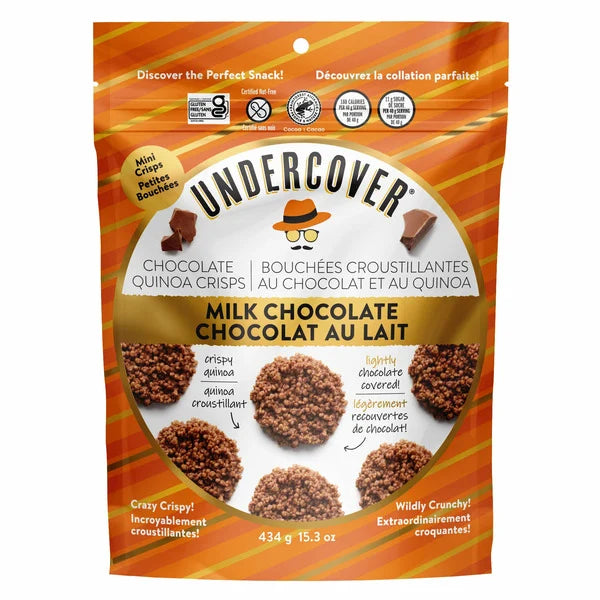- Deodorizing cat litter tofu litterUndercover Chocolate Quinoa Crisps