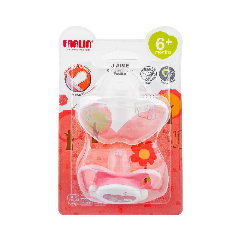- Teething and chewing toys for puppiesFARLIN CHERRY PACIFIER 6M+ BA-10020 G