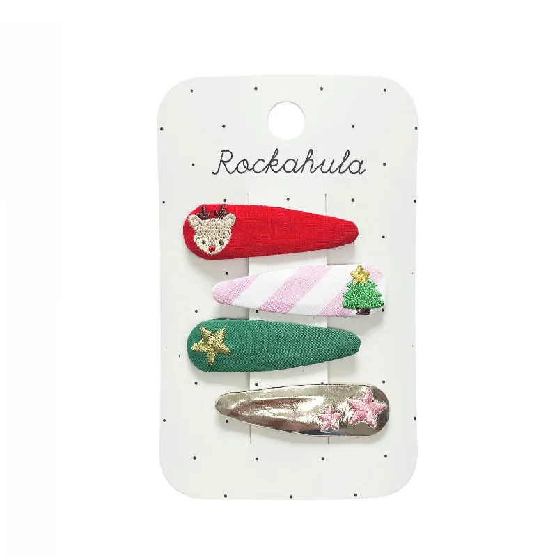- Custom pet birthday cakeJolly Christmas Embroidered Hair Clip Set
