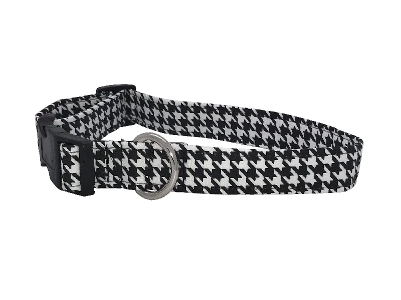 - Solid wood cat climbing frame customizedBlack & White Houndstooth Breakaway Cat Collar
