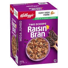 - Air box TSA certified check-inKellogg's Raisin Bran 1.44 kg