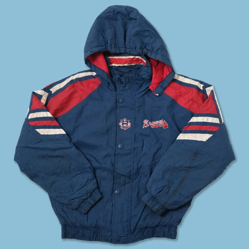 - ​​Pet toys under    yuanVintage Starter Atlanta Braves Padded Jacket Medium