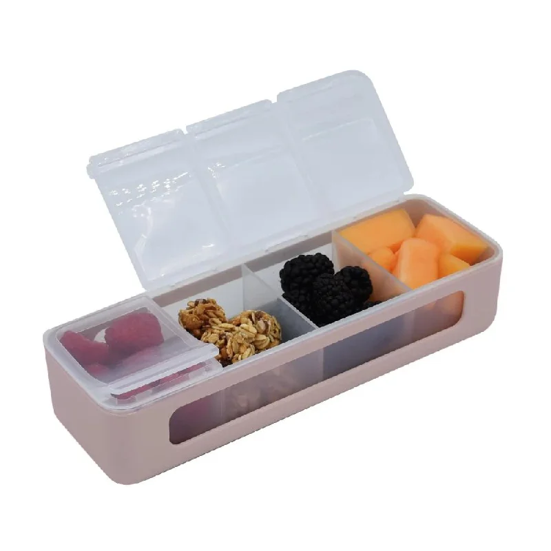 - Pregnant cat delivery room warming boxMelii 4 Compartment Snackle Box LUXE - Pink