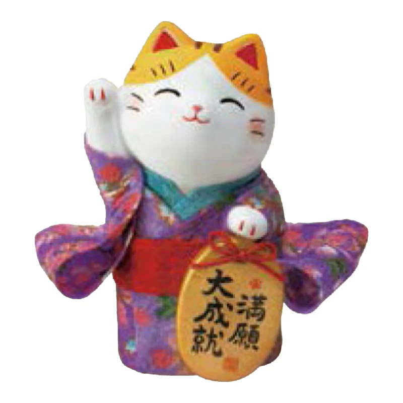 -Explosion-proof leash FOR LARGE dogsS Wish Comes True Beckoning Cat in Kimono with Gold Coin Ceramic Ornament -Explosion-proof leash FOR LARGE dogsS Wish Comes True Beckoning Cat in Kimono with Gold Coin Ceramic Ornament