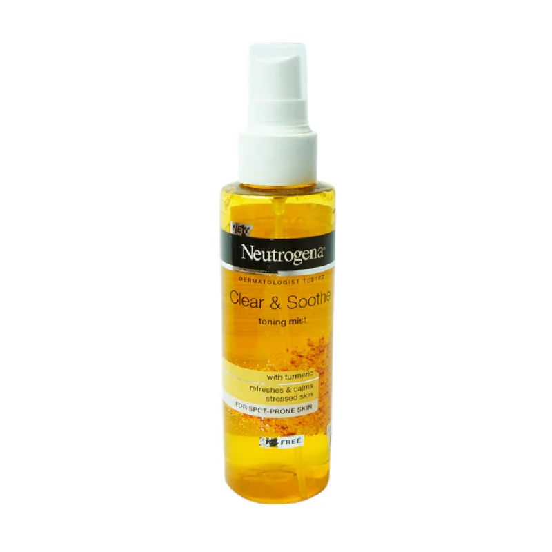 - Dog disposable foam shower gelNEUTROGENA CLEAR & SOOTHE TONING MIST 125ML
