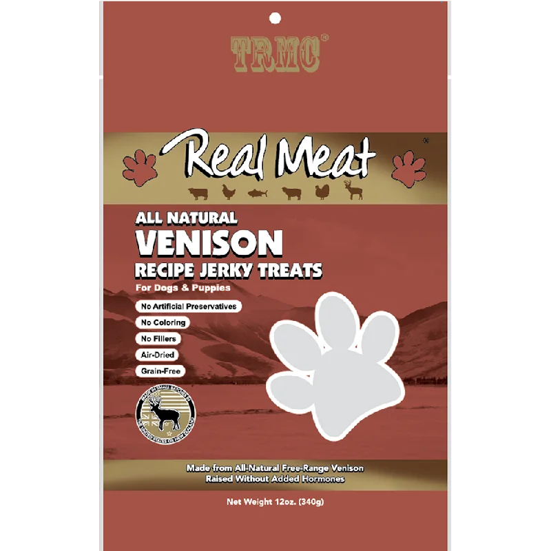 - Pet stroller can be taken on the planeThe Real Meat Company Real Meat Dog Treats Venison Jerky Bits