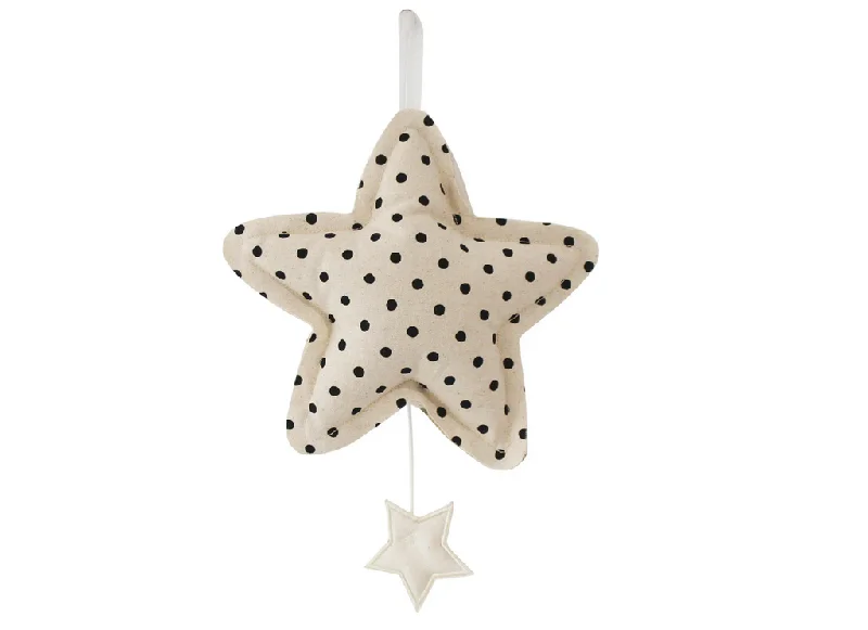 - Pet fence foldable indoorAlimrose Mobile | 'Let it Be' Black Linen Spot STAR