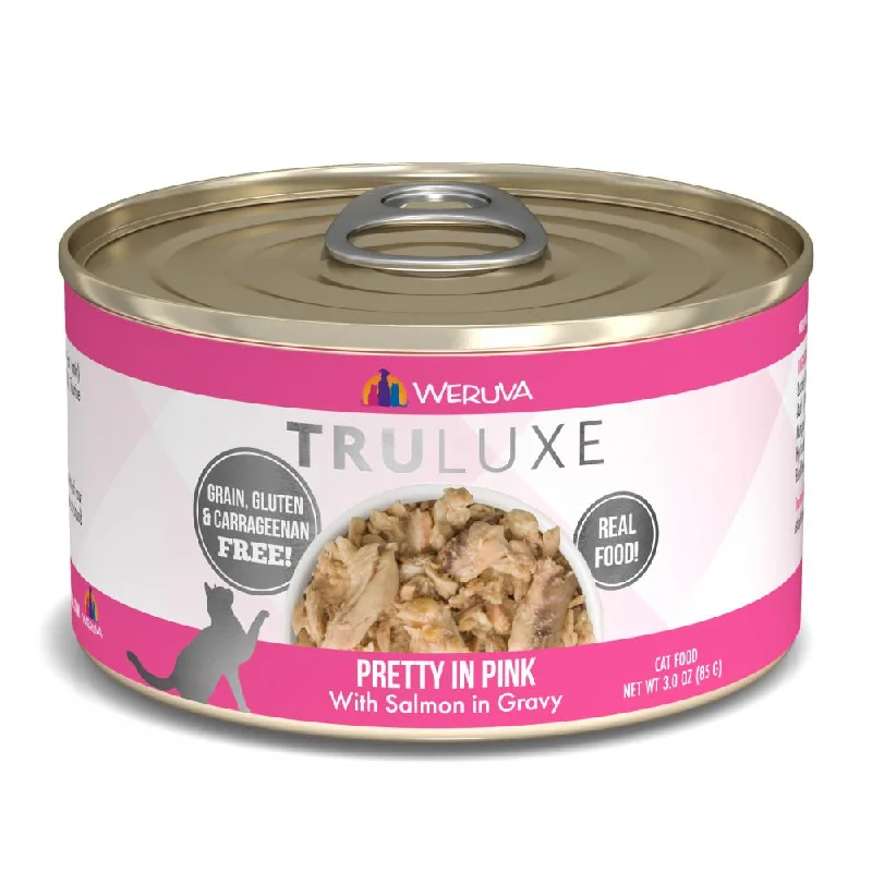 - Pet tear stain cleaning wipesWeruva TRULUXE Pretty In Pink with Salmon in Gravy Canned Cat Food - Pet tear stain cleaning wipesWeruva TRULUXE Pretty In Pink with Salmon in Gravy Canned Cat Food