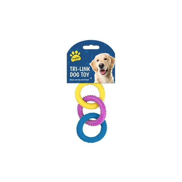 Pet toysKingdom Tri Link Dog Toy