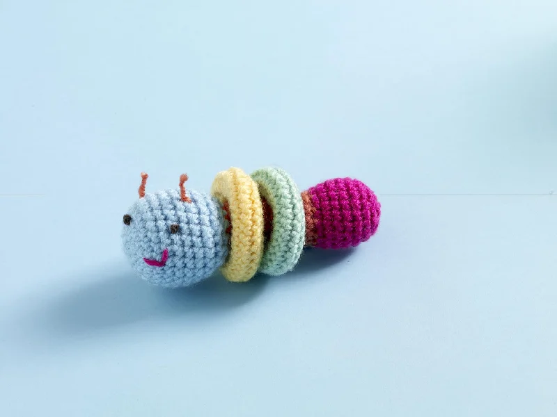 ---Caterpillar Baby Toy Pattern (Crochet)