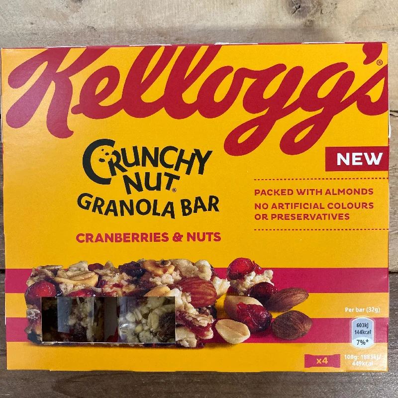 - Deodorizing cat litter tofu litter12x Kellogg's Crunchy Nut Granola Cranberries & Nuts 32g Bars (3 Packs of 4x32g)