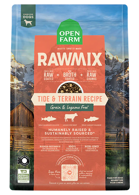 - Parrot climbing and standing wooden frameOpen Farm Tide & Terrain Grain-Free Rawmix for Dogs