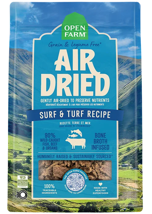 - Pet vitamin complex nutrition tabletsOpen Farm Air Dried Surf & Turf Recipe for Dogs - Pet vitamin complex nutrition tabletsOpen Farm Air Dried Surf & Turf Recipe for Dogs