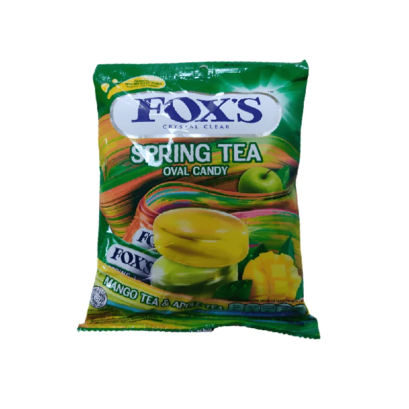 - Degradable pet feces bagFOXS OVAL CANDY SPRING TEA CRYSTAL CLEAR 125 GM