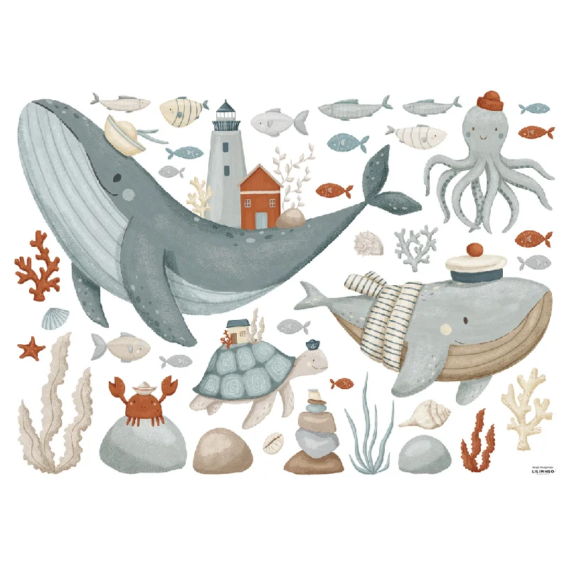 - Remote interactive pet feederLOTÁN | Wall Decals Seabed Large in TUBE