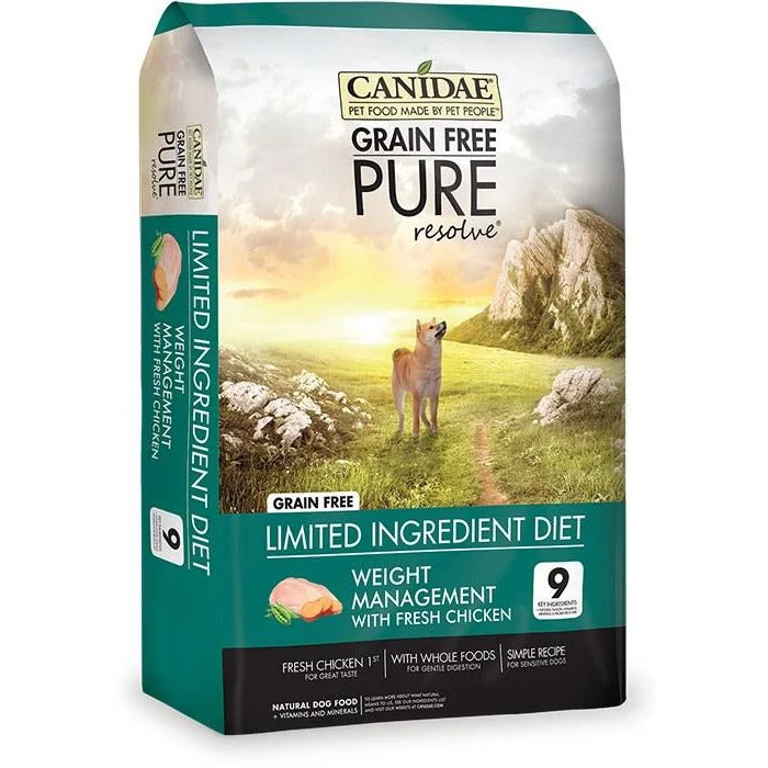 - Dog food for pregnancy and lactationCanidae Grain Free - Pure Resolve Weight Management With Fresh Chicken - Dry Dog Food - Dog food for pregnancy and lactationCanidae Grain Free - Pure Resolve Weight Management With Fresh Chicken - Dry Dog Food