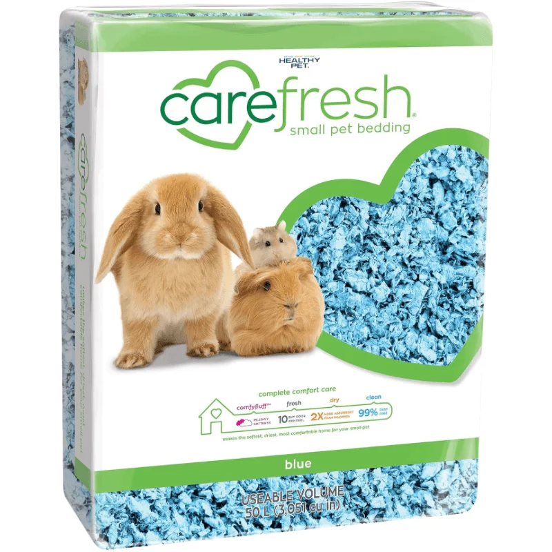 - Teething and chewing toys for puppiesNatural Small Pet Bedding - Blue
